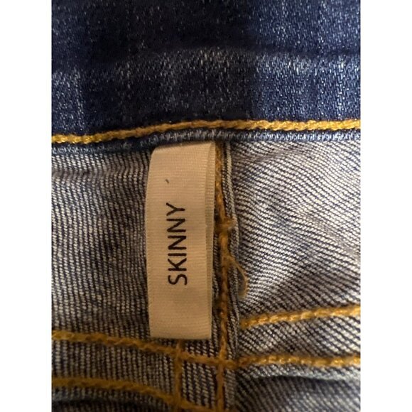 Rag & Bone Skinny Distressed Destroyed Denim Blue Jeans Women's Size 27 - Picture 11 of 13